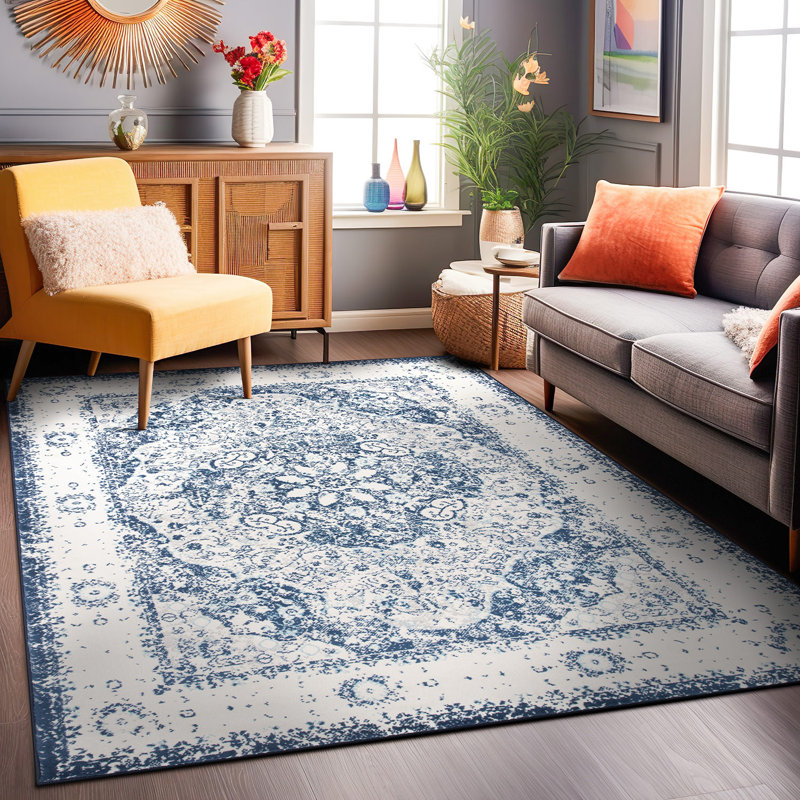 Three Posts™ Barlow Machine Woven Oriental Area Rug & Reviews